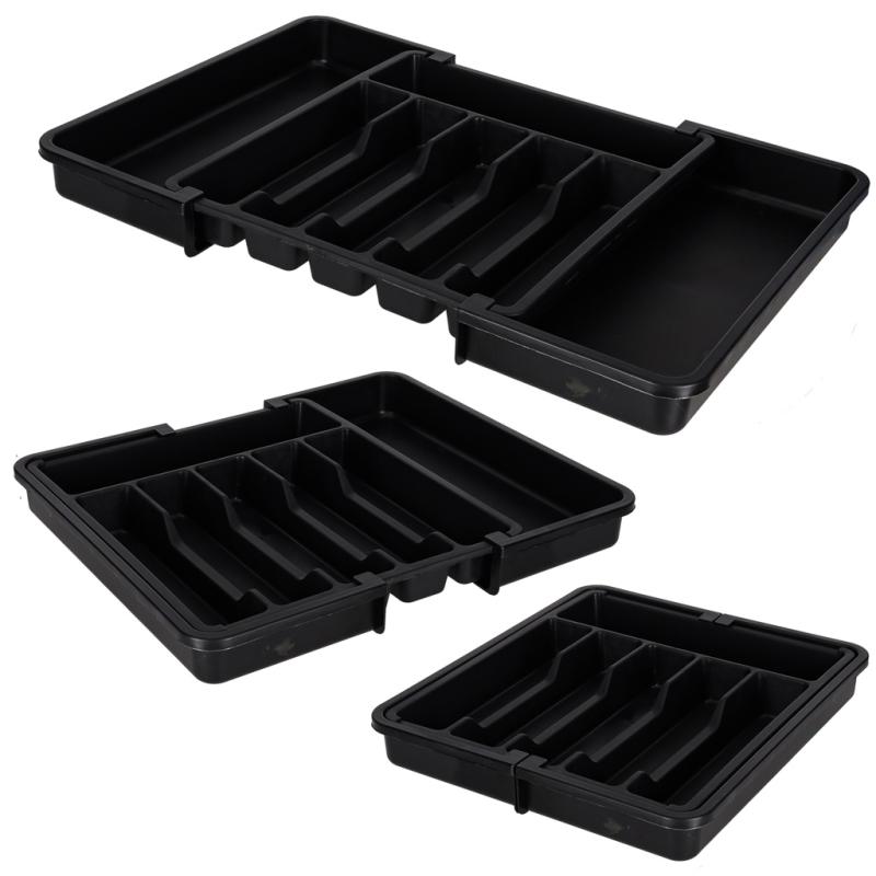 Organizer do szuflady wkład kuchenny na sztućce rozsuwany regulowany