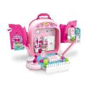 Domek Dla Lalek Toaletka W Walizce Plecak Zestaw 3w1 + Akcesoria