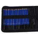 Ołówki do szkicowania rysowania zestaw plastyczny 54 elementy