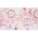 Baner napis na baby shower gwiazdki jasnoróżowe 290cm x 16,5cm