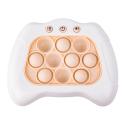 Zabawka Gra Elektroniczna Antystresowa Pop IT Sensoryczna, Wypychanka, Pad, Kontroler BIAŁY