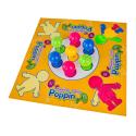 Zabawna gra rodzinna STWÓRZ LUDZIKA "Hopping Game Poppin"