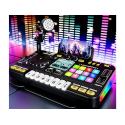 Konsola Dj dla dzieci Organki Zabawka muzyczna Elektroniczny Mikser Kontroler Mikrofon Konsoleta Światło LED