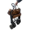 Wózek transportowy LUARO plażowy składany ze stolikiem 2w1