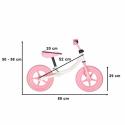Rowerek biegowy Trike Fix Balance z dzwonkiem różowy