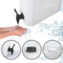 Kanister na wodę pitną z dolnym kranikiem, tworzywo HDPE, 12L
