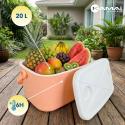 Lodówka CEGECO 20L Różowa Kamai
