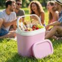 Lodówka GIOSTYLE 12L Jasnoróżowa Kamai