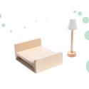 Domek dla lalek drewniany LULILO FLORO boho LED 78cm