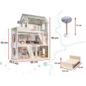Domek dla lalek drewniany LULILO FLORO boho LED 78cm