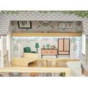 Domek dla lalek drewniany LULILO FLORO boho LED 78cm