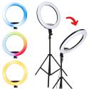 Lampa pierścieniowa do selfie LED RGB