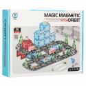 Klocki magnetyczne konstrukcyjne 3D miasto samochody 91 elementów