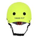 Kask rowerowy dla dziecka Trike Fix dziecięcy regulowany LED S 48-54cm zielony jasny