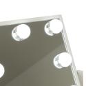 Lusterko do makijażu 9 LED z żarówkami USB 25x30cm