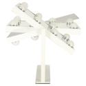 Lusterko do makijażu 9 LED z żarówkami USB 25x30cm