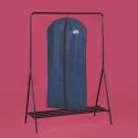 BLUE niebieski organizer na płaszcz 65x135cm