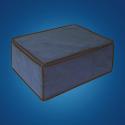 BLUE niebieski organizer do szafy na suwak 46x60x26cm