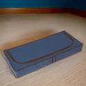 BLUE niebieski organizer do szafy na suwak 120x50x15cm