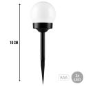 Lampa ogrodowa solarna wbijana, 1x LED, baterie AAA, IP44, wys. 10 cm, zimne światło