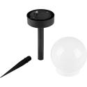 Lampa ogrodowa solarna wbijana, 1x LED, baterie AAA, IP44, wys. 10 cm, zimne światło