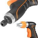 Pistolet zraszający do podlewania, regulacja strumienia jet mist, ergonomiczna rękojeść antypoślizgowa, tworzywo sztuczne