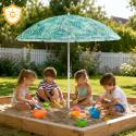 Parasol plażowy, średnica 180 cm, stalowy, regulowana wysokość, maszt 19/22 mm, wys. 200 cm, do ogrodu i na plażę