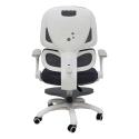 Krzesło do biurka dla dziecka fotel ergonomiczny obrotowy regulowany szary