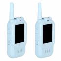 Walkie talkie krótkofalówki dla dzieci kamera funkcja wideo niebieskie
