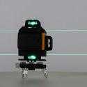 Poziomica laserowa 360° 4D laser krzyżowy 16 linii statyw uchwyt zestaw