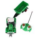 Traktor zdalnie sterowany ciągnik z przyczepą wywrotką 1:24 światła USB