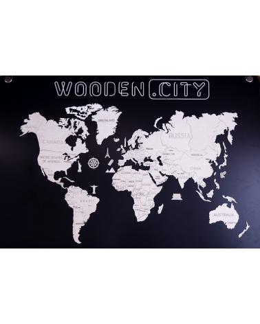 Drewniane puzzle 3D Wooden.City - Mapa Świata XXL   T1 WOODEN-CITY Puzzle 15332-CEK 1