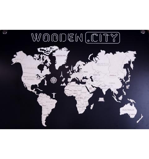 Drewniane puzzle 3D Wooden.City - Mapa Świata XXL   T1 WOODEN-CITY Puzzle 15332-CEK 1