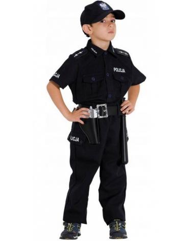 STRÓJ KARNAWAŁOWY POLSKI POLICJANT 128 INNY Pozostałe zabawki dla dzieci 18377-CEK 1