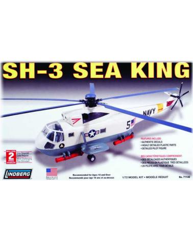 Model Plastikowy Do Sklejania Linberg (USA) - Śmigłowiec Helikopter SH-3 Sea King Lindberg Modele do sklejania 71140-KJA 1