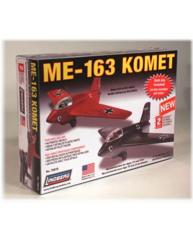 Model Plastikowy Do Sklejania Lindberg (USA) Odrzutowiec Messerschmitt ME-163 Komet Lindberg Modele do sklejania 70519-KJA 1