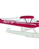 Model plastikowy - Samolot Piper Super Cub Float Plane 1:48 (2 opcje znakowania) - Minicraft Minicraft Model Kits Modele do skle