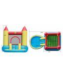 Dmuchaniec Happyhop Bouncy Castle With Pool Slide Zamek Dmuchany Zjeżdżalnia, Trampolina HappyHop Dmuchańce 9820-KJA 2