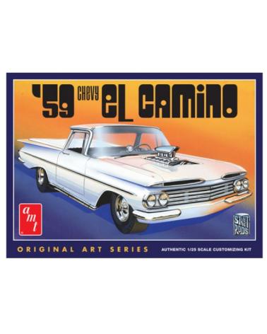 Model plastikowy - Samochód 1959 Chevy El Camino (Original Art Series) 1:25 - AMT AMT Modele do sklejania AMT1058-KJA 1