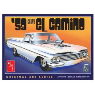 Model plastikowy - Samochód 1959 Chevy El Camino (Original Art Series) 1:25 - AMT AMT Modele do sklejania AMT1058-KJA 1