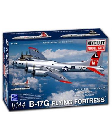 Model plastikowy - Samolot B-17G Flying Fortress 8th AF USAAF 1:144 - Minicraft Minicraft Model Kits Modele do sklejania 14726-K