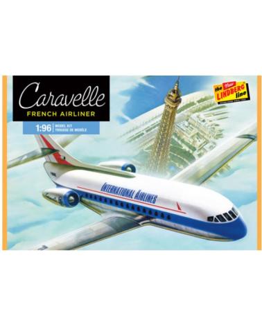 Model plastikowy - Samolot pasażerski Caravelle French Airliner - Lindberg Lindberg Modele do sklejania 513-KJA 1