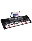 Keyboard MK-2115 Organy, 61 Klawiszy, Zasilacz, Podświetlane Klawisze Meike Edukacyjne zabawki MK-2115-KJA 4