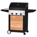 Grill gazowy stacjonarny CADAC WOODY Entertainer z bocznym palnikiem  Grille 114615-DPM 1