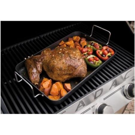 Brytfanna prostokątna z uchwytami CADAC Meridian z powłoką GreenGrill®