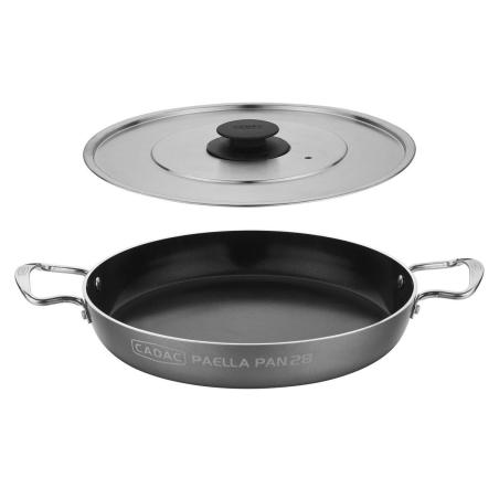Patelnia z pokrywką CADAC 28cm z powłoką GreenGrill® do Safari Chef