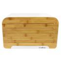 Chlebak z deską do krojenia 35x20x21cm BIAŁY  Akcesoria kuchenne 687144-DPM 1