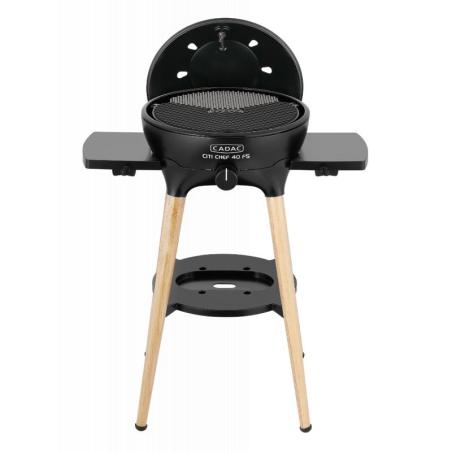 Grill gazowy CADAC BBQ City Chef 40 bambusowe nogi CZARNY