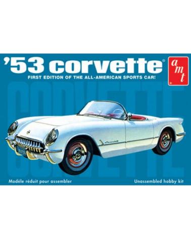 Model plastikowy - Samochód 1953 Chevy Corvette - AMT AMT Modele do sklejania AMT910-KJA 1