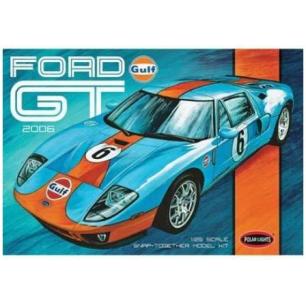 Model plastikowy - Samochód Gulf 2006 Ford GT 1:25 (Snap - do złożenia) - Polar Lights Polar Lights Modele do sklejania POL955-K